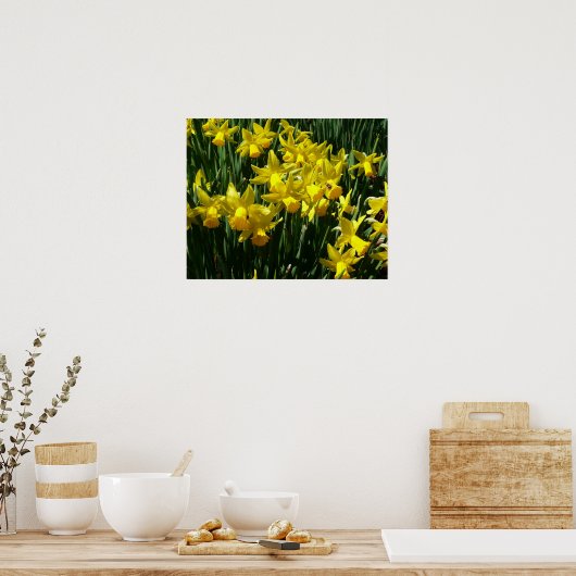Poster Daffodiles Jaunes I Fleurs De Printemps Cheveux (Cuisine)