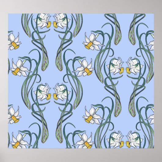 Poster Daffodils Art : Nouveau Printemps (Devant)