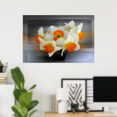 Poster Daffodiques du début du printemps (Bureau à domicile)