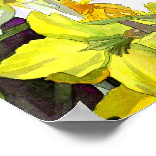 Poster Daffodiques Imprimer (Coin)