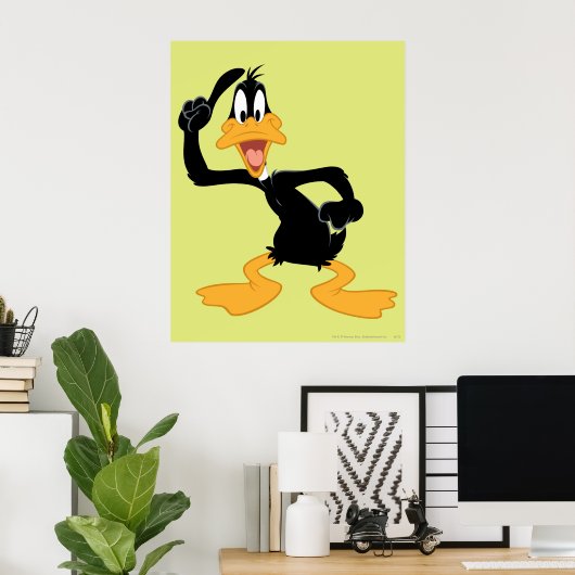 Poster DAFFY DUCK™ avec une excellente idée (Bureau à domicile)
