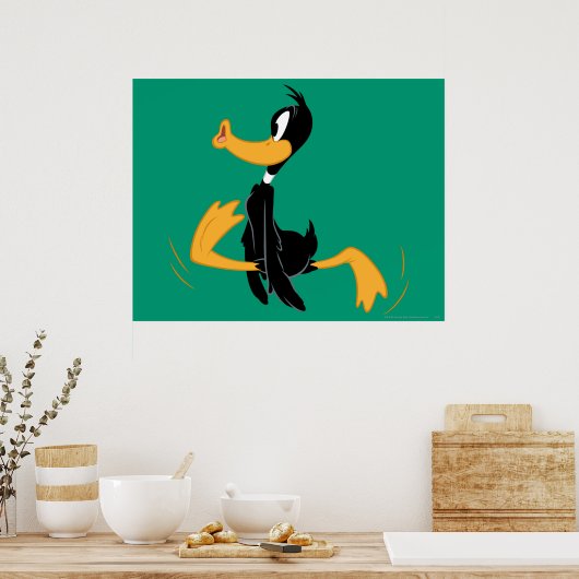 Poster DAFFY DUCK™ Être fou (Cuisine)