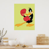 Poster DAFFY DUCK™ le Boxeur (Cuisine)