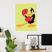 Poster DAFFY DUCK™ le Boxeur (Bureau à domicile)