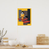 Poster DAFFY DUCK™ "Qui est responsable ici" (Cuisine)