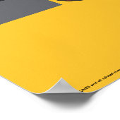 Poster DAFFY DUCK™ "Qui est responsable ici" (Coin)
