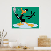 Poster DAFFY DUCK™ Singing (Cuisine)