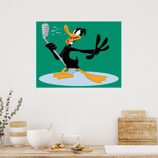 Poster DAFFY DUCK™ Singing (Cuisine)
