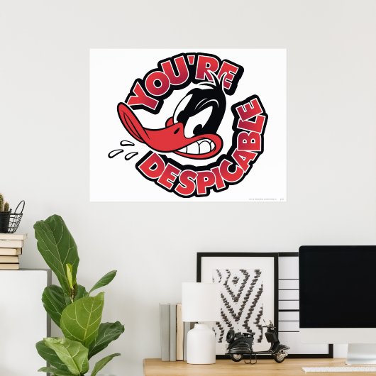 Poster DAFFY DUCK™ - Vous êtes désespéré (Bureau à domicile)