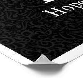 Poster Dagaz /Happiness/ Version noire (Coin)