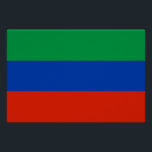 Poster Daguestan<br><div class="desc">Drapeau patriotique du Daghestan.</div>