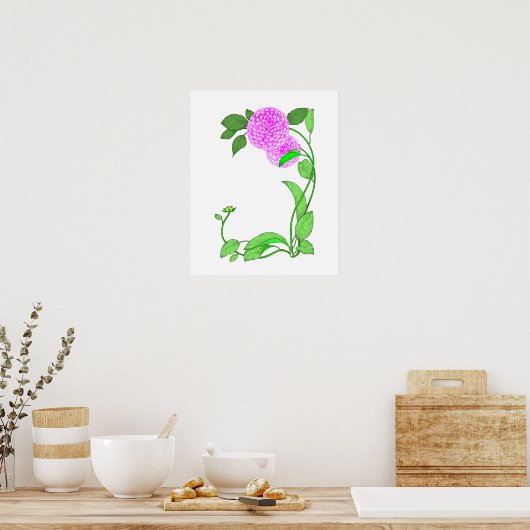 Poster Dahlia (Cuisine)