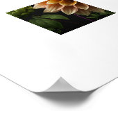 Poster Dahlia Flowers (Coin)