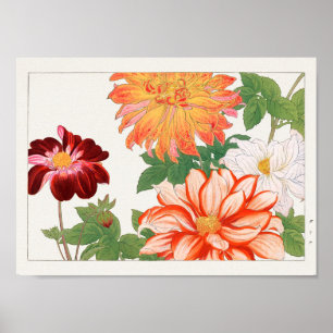 Poster Dahlia par Tanigami Konan