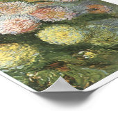 Poster Dahlias, 1883, Claude Monet (Coin)