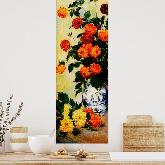 Poster Dahlias 1, 1883 (Cuisine)