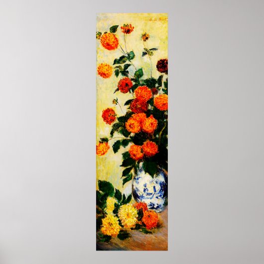 Poster Dahlias 1, 1883 (Devant)