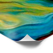 Poster Dahlias mixtes dans vase (Coin)