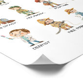 Poster d'aide communautaire - Emplois pour les enf (Coin)