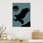 Poster d'aigle au design sauvage (Cuisine)