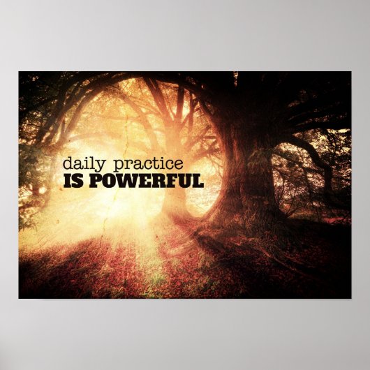 Poster Daily Practice (Devant)