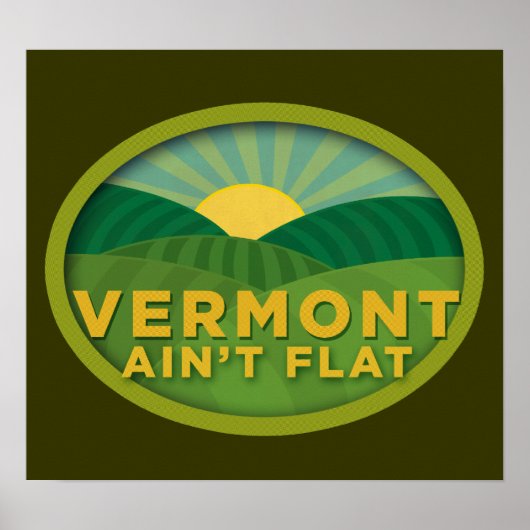 Poster d'Ain't Flat du Vermont (Devant)