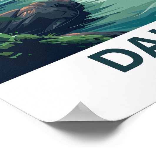 Poster Daintree Rainforest Queensland Australie Voyage (Coin)