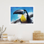 Poster d'air brumeux du Toucan (Cuisine)