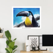 Poster d'air brumeux du Toucan (Bureau à domicile)