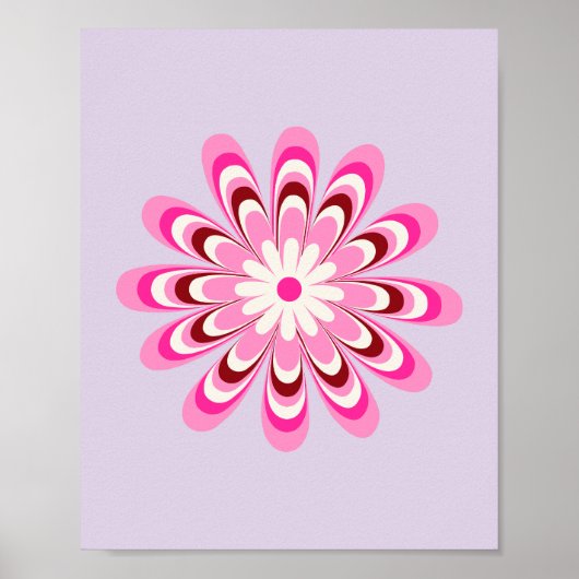 Poster Daisy 03 Lavender (Devant)