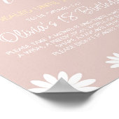 Poster Daisy 1er Anniversaire Heure Capsule Signal, Retro (Coin)