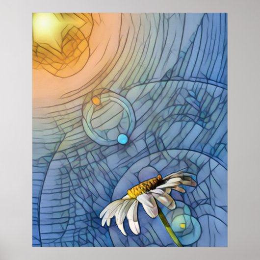 Poster Daisy Au Soleil (Devant)