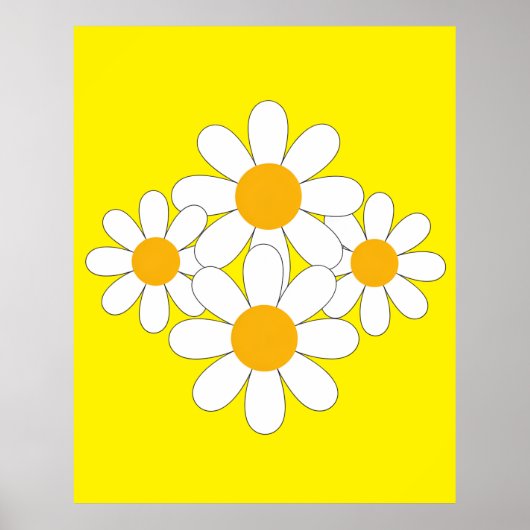Poster Daisy Lumineuse et Audacieuse (Devant)