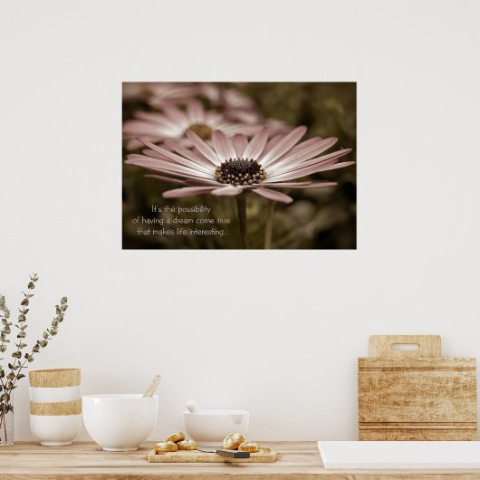 Poster Daisy Macro (Cuisine)