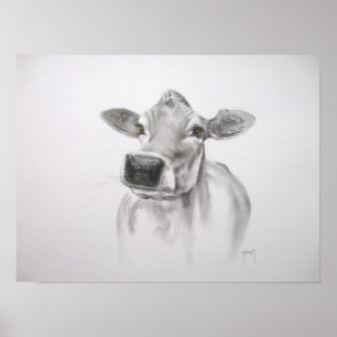 Poster Daisy the Cow Print