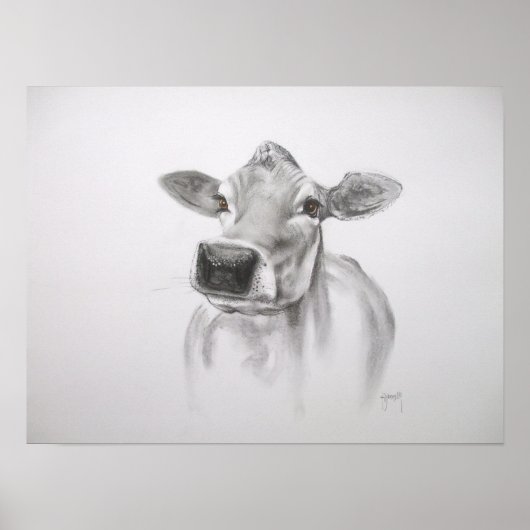 Poster Daisy the Cow Print (Devant)