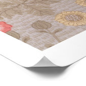 Poster 'Daisy', the first wallpaper designed par William  (Coin)