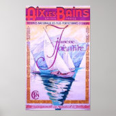 Poster d'Aix Les Bains (Devant)