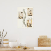 Poster d'ajustement de la colonne vertébrale chiro (Cuisine)