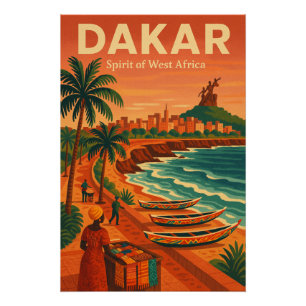 Poster DAKAR – Esprit de l'Afrique de l'Ouest