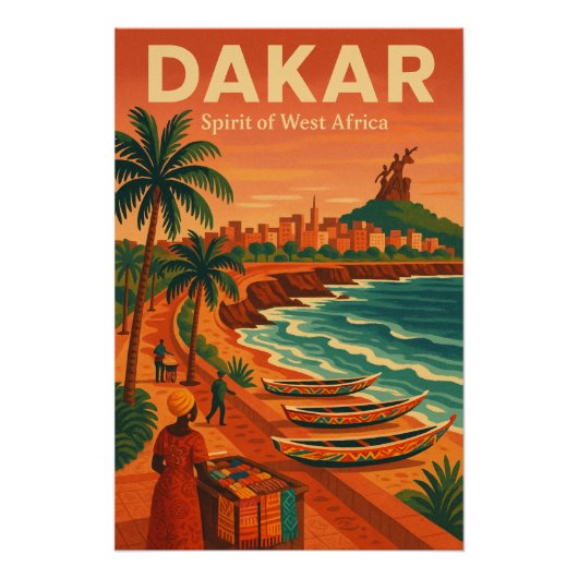 Poster DAKAR – Esprit de l'Afrique de l'Ouest (Devant)