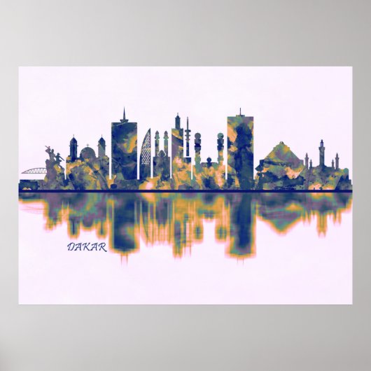 Poster Dakar Skyline (Devant)