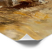 Poster "Dakota Chief" Art occidental de Charles M Russell (Coin)