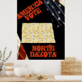 POSTER DAKOTA DU NORD (Cuisine)