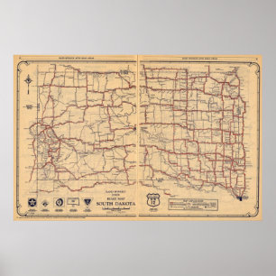Poster Dakota du Sud