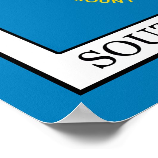 Poster Dakota du Sud (Coin)