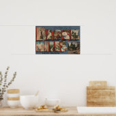 Poster Dakota du Sud - Black Hills - Mt. Rushmore (Cuisine)