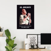 Poster d'Al Jolson sur Tour (Bureau à domicile)