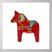 Poster Dala Horse (Devant)