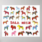 Poster Dala Horse (Devant)
